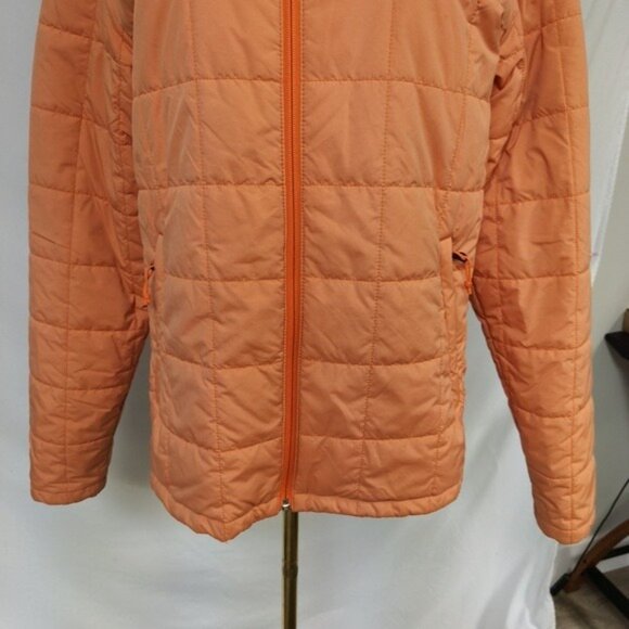 Men's The North Face Quilted Jacket Light Orange Sz. Small - Picture 5 of 6